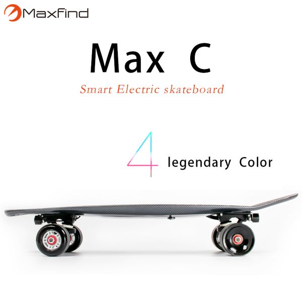 

maxfind four colors mini rc electric scooter skateboard with hub motor 1000w for christmas