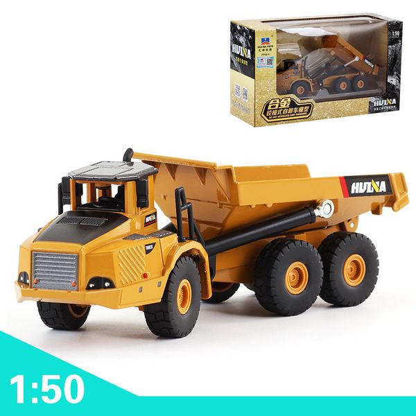 

mini simulation alloy articulated dump truck model die casting toy engineering vehicle children's gift toys