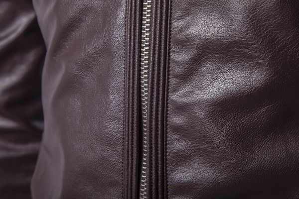

2019 autumn clothing new style men's wear pu leather jacket men korean-style trend slim fit locomotive leather coat, Black