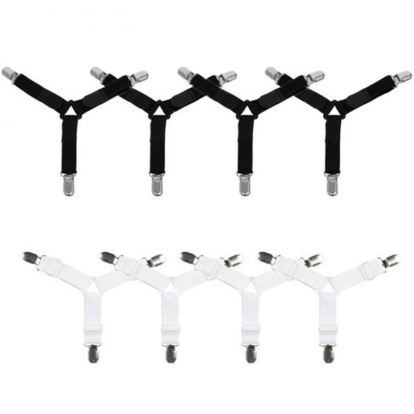 

4pcs non slip sheet fixer holder buckle elastic band sheet fixer holder for bed sheets bedding article accessory
