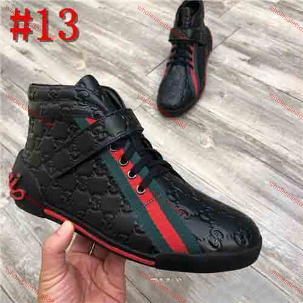 

xshfbcl мода lusso мужчин роскошного капера красной нижние мужской высокий верхние кроссовки мода g низких случайные плоской открытый zapati, Black