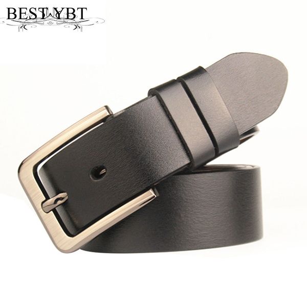 

ybt men belt imitation leather alloy pin buckle belt business affaris selling new arrive, Black;brown