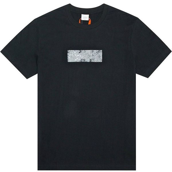 

06fw snake harajuku box tee камуфляж логотип с коротким рукавом мода high street hip hop женщины хлопок мужские дизайнер футболки hfwptx356, White;black
