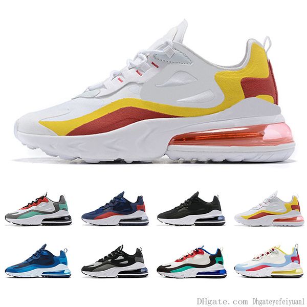 

fashion men react running shoes triple black optical bauhaus mens trainers sports sneakers jogging walking size 40-45