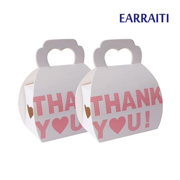 

12pcs конфеты коробки и подарочные пакеты cookie шоколад box упаковка ручка розовое сердце упаковка для подарков венчания бумажная коробка б