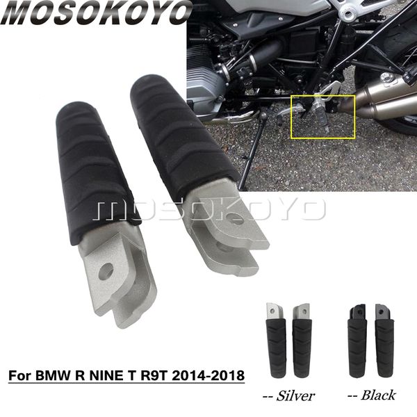 

2pcs cafe racer motorcycle front foot pedals rest footpegs footrests for r ninet / r nine t r9t 2014-2018