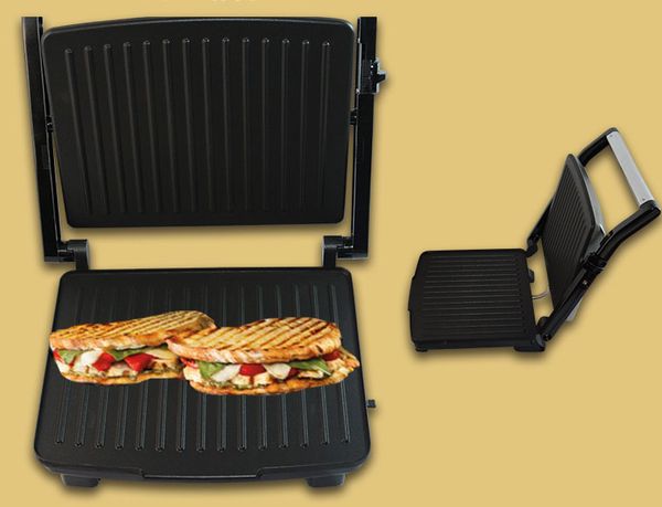 

smokeless electric barbecues household panini maker sandwich machine mini barbecue machine bread maker steak machine grill