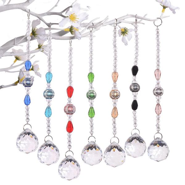 

1pc exquisite crystal ball pendant door window decoative crystal pendant ornament home car decor dream catcher wind chime diy