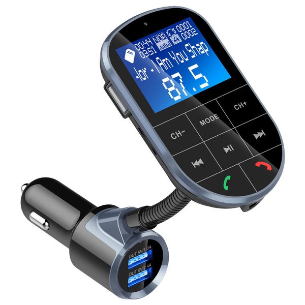 

franchise multifunction bluetooth car usb charger fm transmitter hands-mp3 player 1a/2.4a auto vintage radio reproductor #9