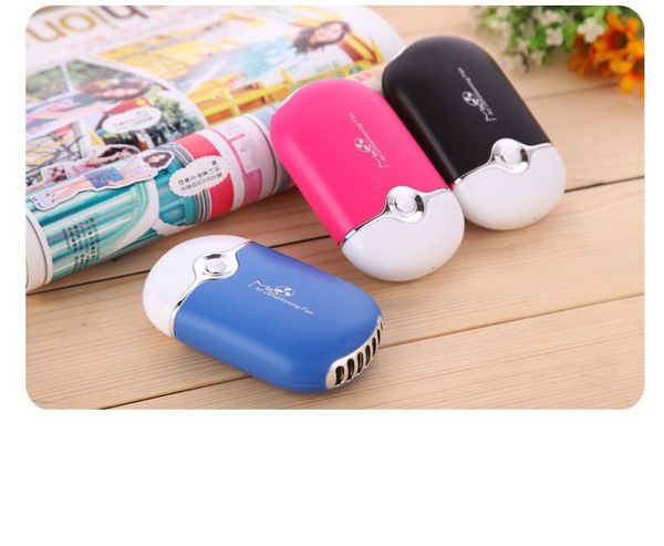 

новый портативный электрический безлопастного кондиционер вентилятор мини портативного usb аккумуляторной охладитель безлистный вентилятор д