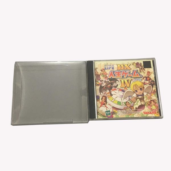 

transparent display box collection box for ps1 single cd storage box protection case for playstation one games