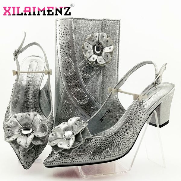 

silver elegant italian women shoes and bag to match set african comfortable in heels for party shoes and bag set for wedding, Black