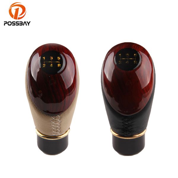 

possbay beige car gear shifter shift lever knob manual transmission car accessories styling 5 speed universal gear shift knobs