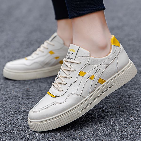 

взрыв кожа лоскутного узелок мужчин кроссовки toe защита износостойкой открытая обувь платформа спорт мода обувь, Black