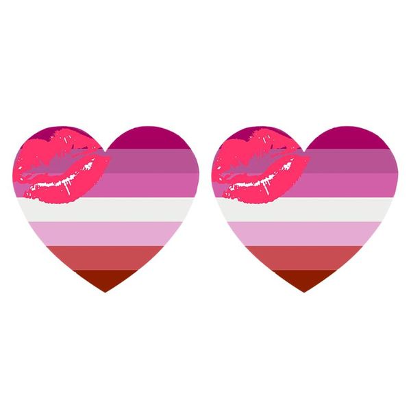 

2pcs creative rainbow stickers gay pride stickers lgbt decorative stickers paste decal for car auto