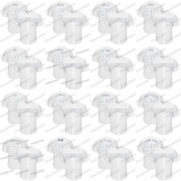 

13 Machado Manny 2019 Players Weekend Wil Myers Manuel Margot Hunter Renfroe Austin Hedges Fernando Tatis padres Eric Hosmer Mejia Jersey