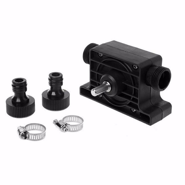 

portable electric drill pumps self priming transfer pumps oil fluid water 8mm round shank heavy duty self-priming$5
