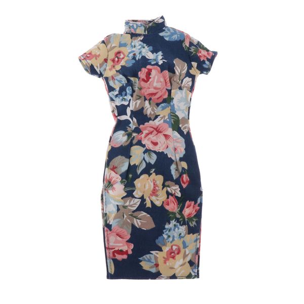 

classical chinese short cheongsam for 1/4 girl dolls evening dress accs