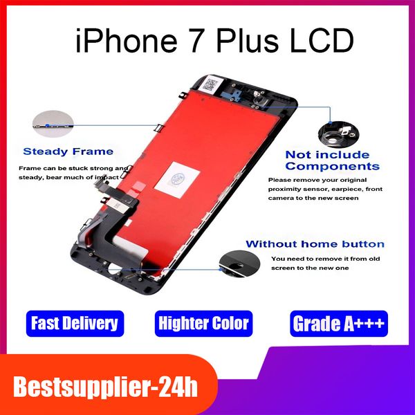 

15pc for iphone 7 plu 5 5 lcd tianma 3d touch creen di play replacement no dead pixel 5 5 inch lcd hipping