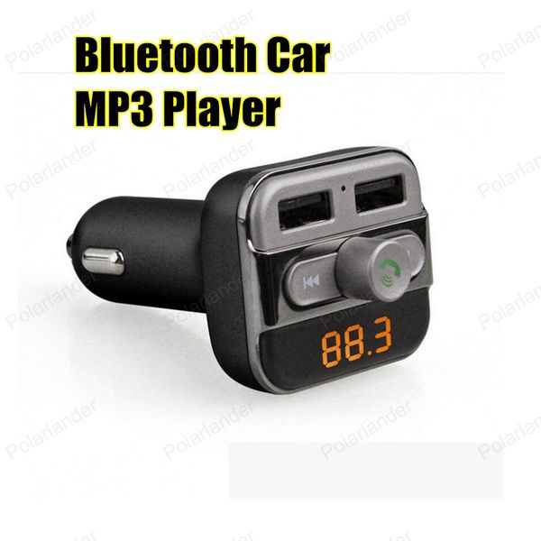 

universal wireless bluetoothhands car kit fm transmitter mp3 player with audio usb car charger