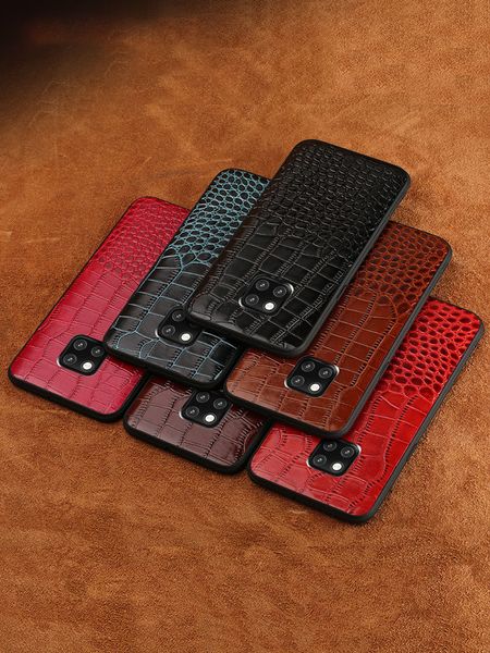 

2019 new leather phone case for huawei mate 20 pro mate 20 lite crocodile phone case for huawei mate 20x
