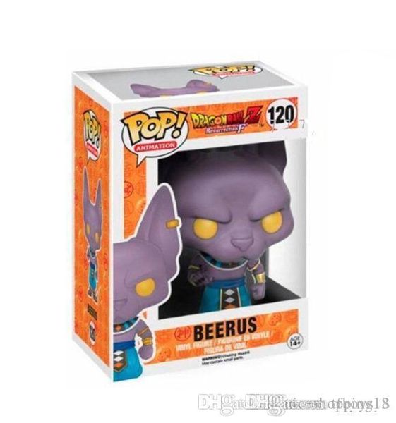 

lxh funko pop dragon ball z super saiya beerus пвх фигурка коллекционная модель игрушки для chlidren подарок на день рождения