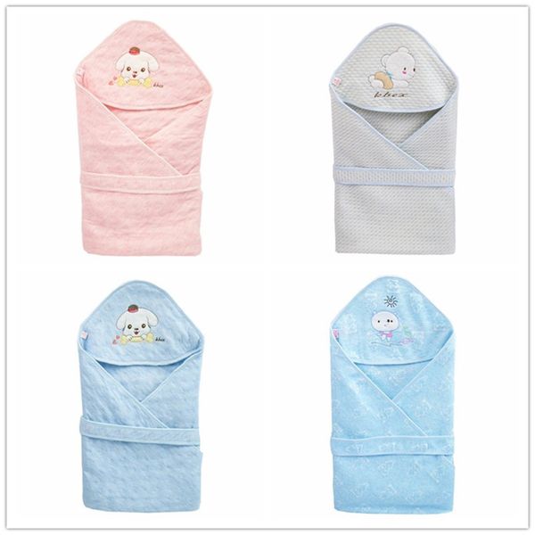 

baby sleeping bags newborn baby cotton cartoon blankets for infant swaddle wrap hooded sleepsack bedding blankets