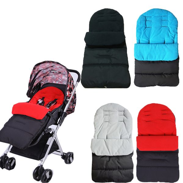

winter baby cotton univeral footmuff cosy toes infant newborn stroller spleeping bags waterproof windproof warm pad cushion 2019
