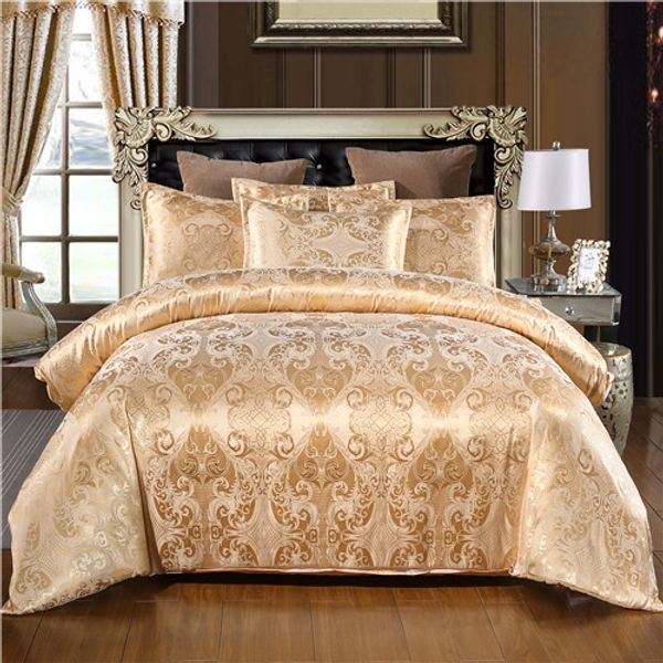 

jacquard bedding set single  king size duvet cover set bed linen quilt cover