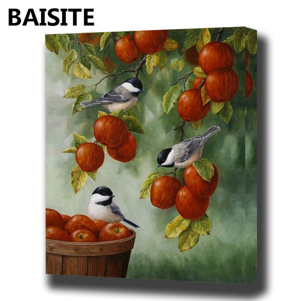 

baisite diy framed oil painting by numbers flowers pictures canvas painting for living room wall art home decor e946