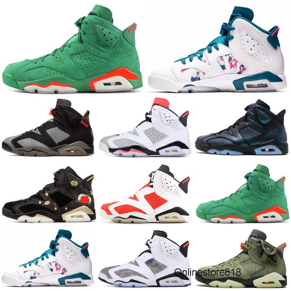 

laser fuchsia 6s men basketball shoes 6 medium olive tinker hatfield gatorade ltr psg mens trainers sports sneakers 7-13