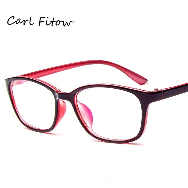 

myopia myopia fashionable versatile student frame glasses ultra light multicolor glasses frame, Silver