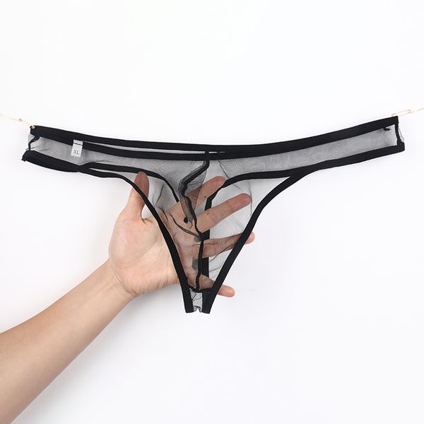 Homosexuell Sex G-string Tanga Herren Transparente Unterwäsche Bikini-Slip Männer Mesh Jockstraps Tangas Homosexuell Höschen Männliche Unterwäsche Erotische Dessous homme