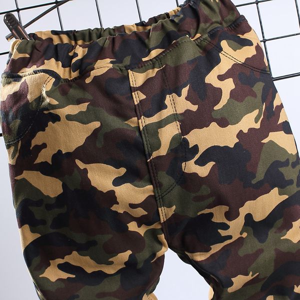 

boys girls jeans thicken camouflage pants long new brand winter fleece cotton warm trouser fashion clothes for 2-10 years, Blue
