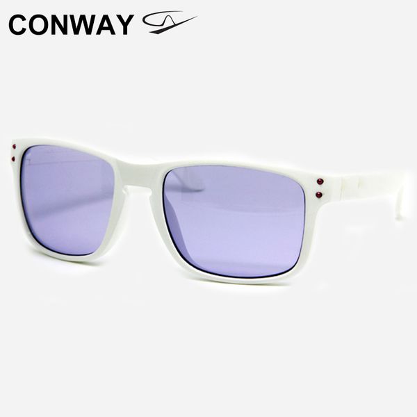 

conway lifestyle sports sunglasses for men women tr90 polarized square brand for running fishing baseball driving 9102, White;black