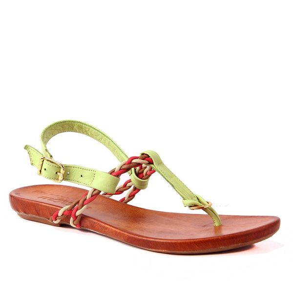 

sail-lakers genuine leather female sandals, Black