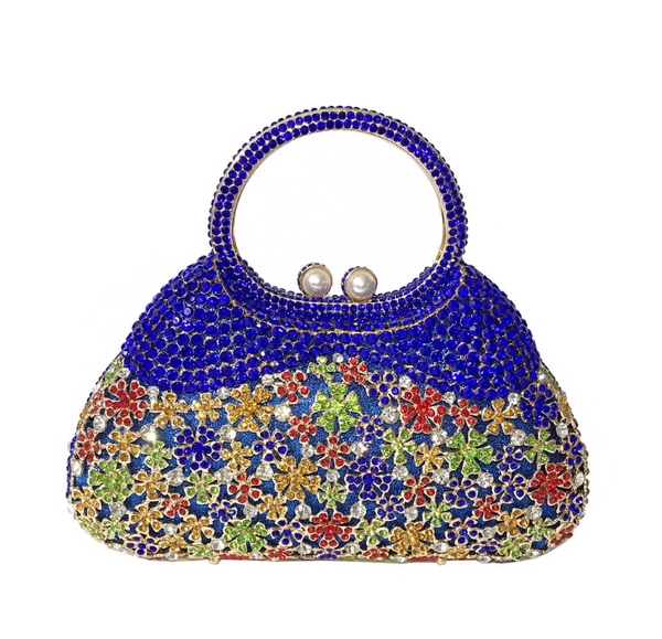 

xiyuan fashion design women evening party handbag diamonds flower crystal tote crystal purses bridal wedding party purses
