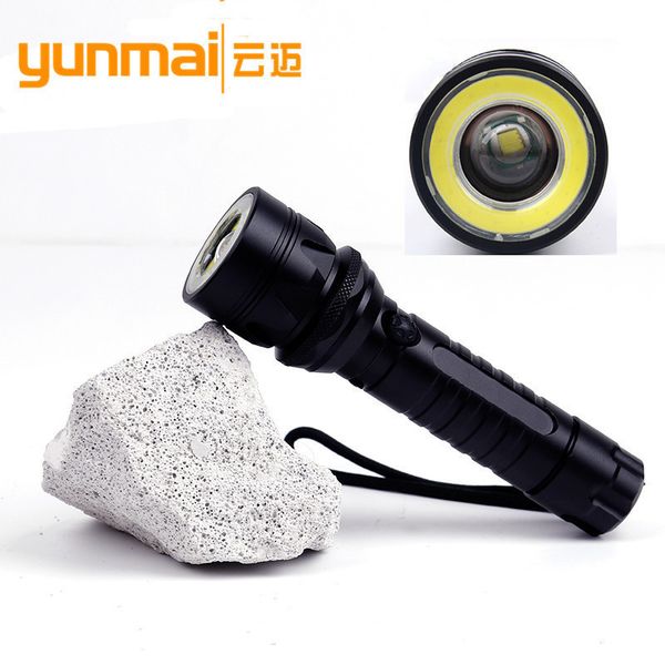 

new product t6+cob light flashlight zoom long s charge more function flashlight outdoor work lamp
