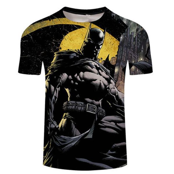

brand 3d t shirt summer style men short sleeve casual t-shirt superhero tees tshirt fashion male size s-6xl, White;black