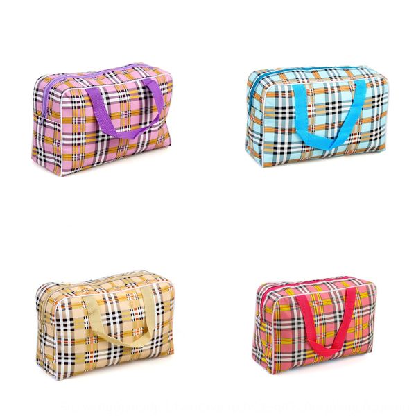 

large capacity waterproof washing storage cosmetic plaid multi-functional travel folding washing bag storage bag