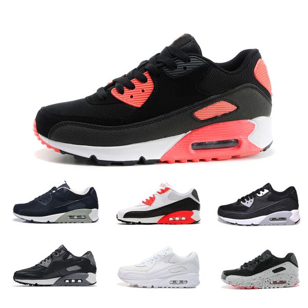 

2019 Classic 90 90s Men women Running Shoes Triple Black White Red cny oreo Breathable Trainer mens Sports Shoes Outdoor sneaker size 36-45