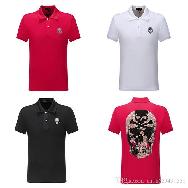 

brand pp polo cotton ghost head leisure fashion shorts print women's sequin hip hop print short-sleeved