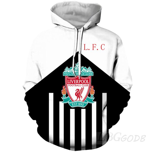 

hd 3d printed hoodies football personality hoodies printed men women football red casual, Black