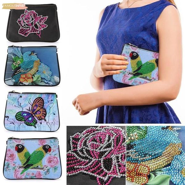 

diy diamond painting bag clutch handbags purse embroidery cross stitch wallet national style handbag drilling for women gifts