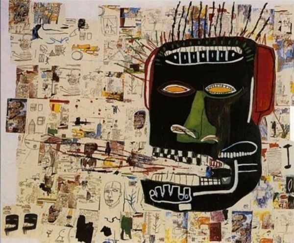 

jean-michel basquiat oil painting on canvas abstract wall art glenn home decor handpainted & hd print 191016