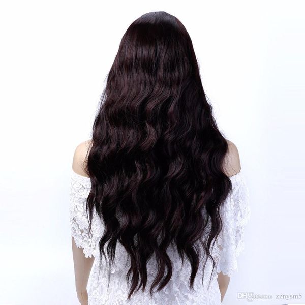 

пушистые длинные волнистые парики термостойкие синтетические кудрявые парики косплей для женщин костюм партии парики бесплатная доставка, Black