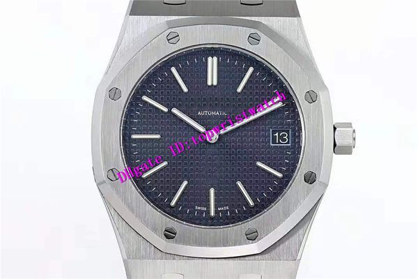 

xf factory extra-thin royal oak 15202 luxury mens watch cal.3120 automatic mechanical sapphire 316l stainless steel wristwatch waterproof, Slivery;brown