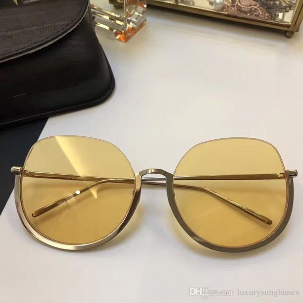 

luxury lfl579 fashion sunglasses with coating mirror lens 579 sunglasses uv protection popular designer half round frame quality, White;black