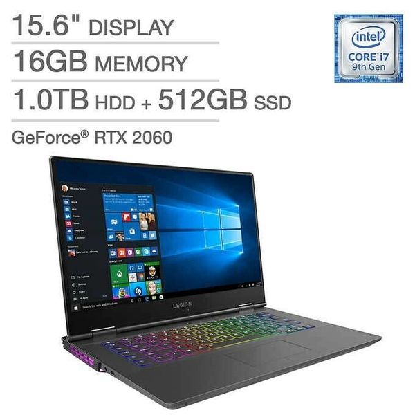 

lenovo legion y740 gaming lap- 9th gen intel core i7 - geforce rtx 2060
