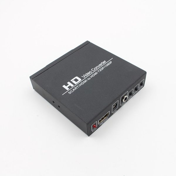 

scart+hdmi to hdmi converter video signal adapter support hd 1080p/720p for smart tv pc lapprojector